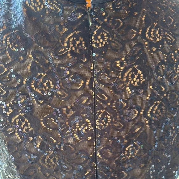 Elegant Blue Sleeveless Dress - Picture 5 of 7